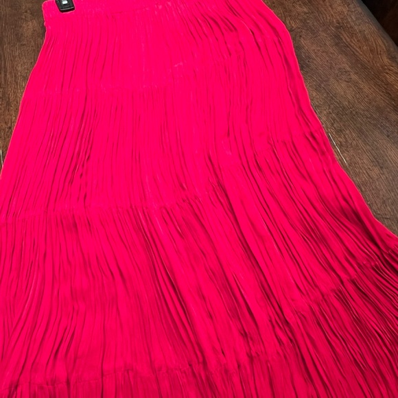 So Many Pleats! Longhorn by Niver Western Wear Size 3XL Maxi Skirt - Picture 5 of 8